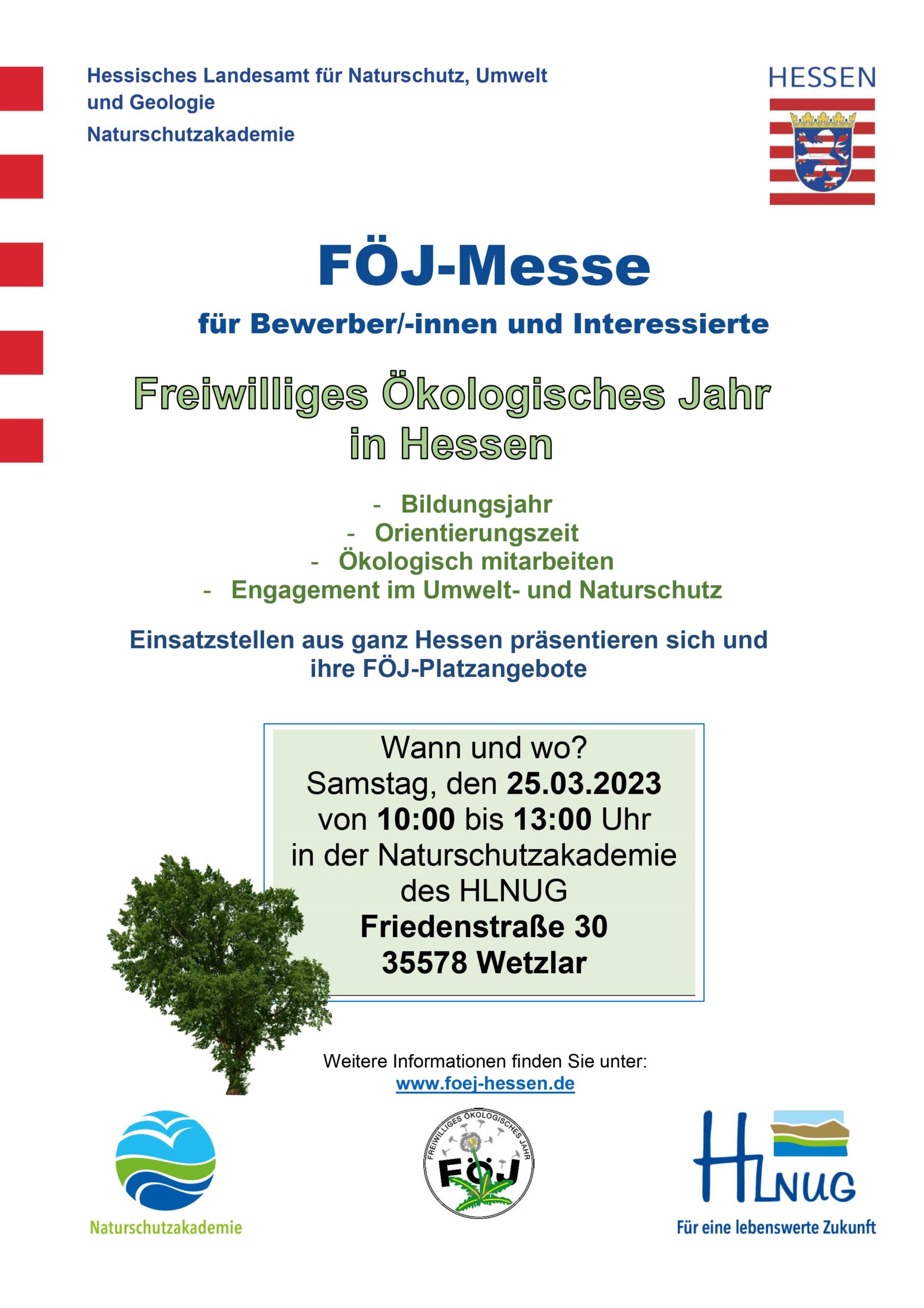 FÖJ-Messe 2023 Flyer
